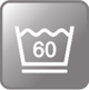 60 Grad waschbar